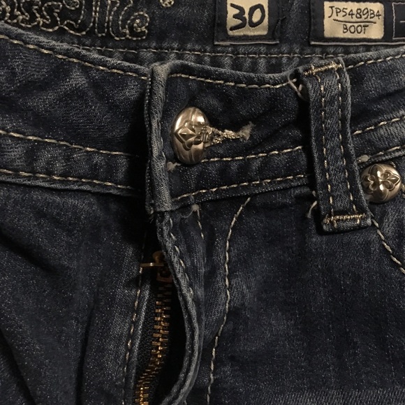 3/$50 Miss Me Bootcut Jeans Size 30 - Picture 8 of 8